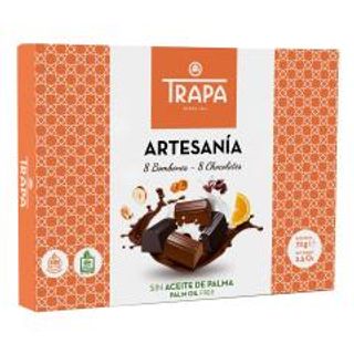 Chocolats Artesania sans gluten sans huile de palme x8 unités 72 g - TRAPA
