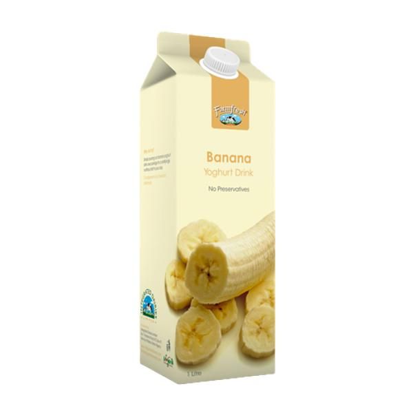 Farmfresh Yoghurt Banana 1 ltr