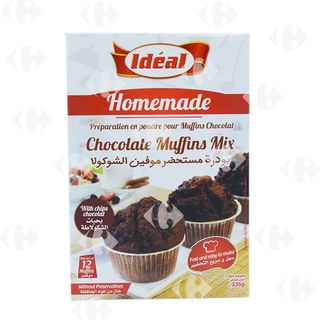Préparation Pour Muffins Au Chocolat Homemade 335G - Ideal