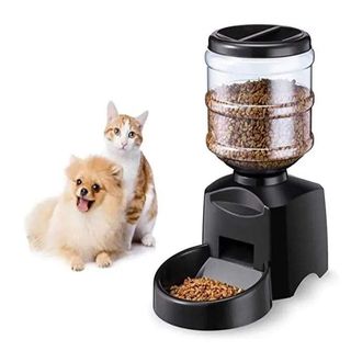 Intelligent Automatic Kibble Dispenser, Black
