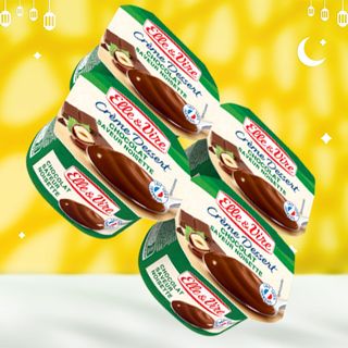 Offre Creme Dess Choco Noiset 100Gx4 Elvir - 100650484