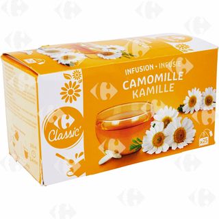 Infusions En Sachets Camomille Carrefour 25 unités