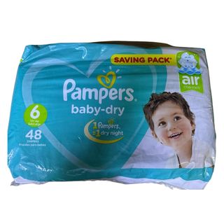 Pampers Baby Dry Taille 6 +13kg 48 Unités