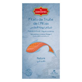 Filet de Truite Fumée Nature - 100gr