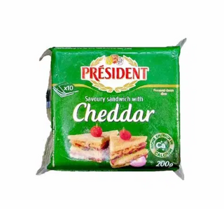 Fromage Fondu Psd Sandw Chedd 10T 200G
