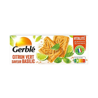 Biscuits Sablés Citron Vert Et Basilic Gerblé 200 Grs