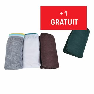 Lot De 3 Slips + 1 Gratuit