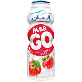 Alba Go Yaourt À Boire Fraise Bouteille 170 G