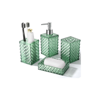 VIRO Ensemble d'accessoires pour salle de bain en acrylique 5 PCS 292203