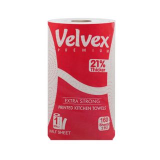 Velvex Premium Pink Laminated Single Roll 160 Half Sheet