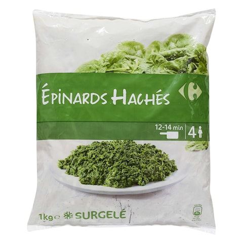 Carrefour Chopped Spinach 1kg