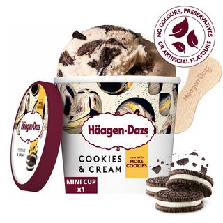 Häagen-Dazs Petit Pot Glace Cookies & Vanilla Cream 100ml