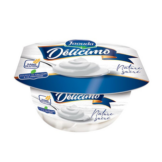 Yaourt brassé nature sucré Délicimo 90g - JAOUDA
