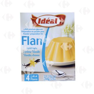 Idéal Flan Sucre Vanille 50g
