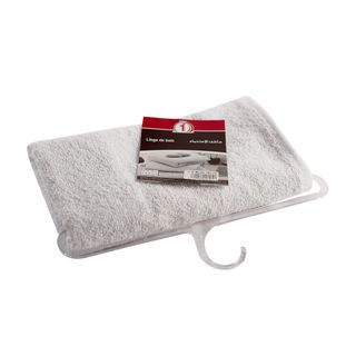 N°1 Serviette De Bain Blanche Dimensions: 50X80Cm