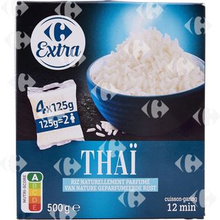 Riz Thai Siam Carrefour 125G X4