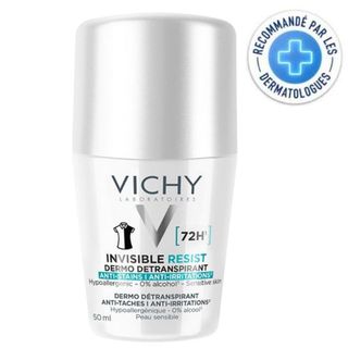 VICHY DEODORANT DERMO DETRANSPIRANT 72H INVISIBLE RESIST FEMME 50ML