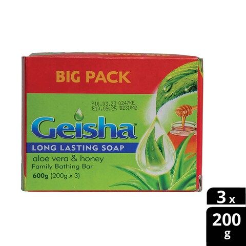 Geisha Green Value Pack 3X200g