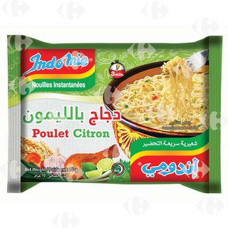 Nouilles Saveur Poulet Citron Indomie 70g
