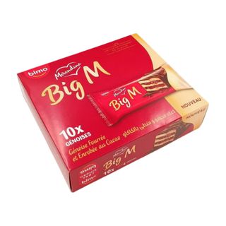 Merendina Big M Génoise Fourrée et Enrobée 10 unités