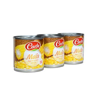 Maïs Doux en grains Carle 3x170g