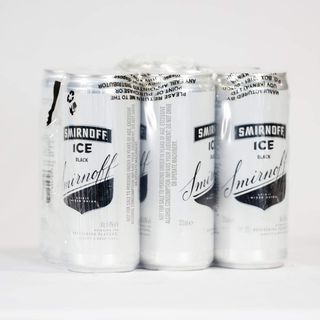 Smirnoff Ice Black Can Beer, 6x300ml