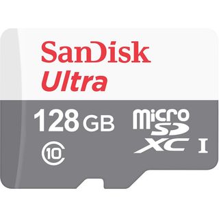 SanDisk Ultra UHS I 128GB MicroSD Card 140MB/s R,