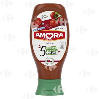 Ketchup 5 ingrédients Amora 273G