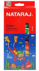 Nataraj Water Colours 12Pcs