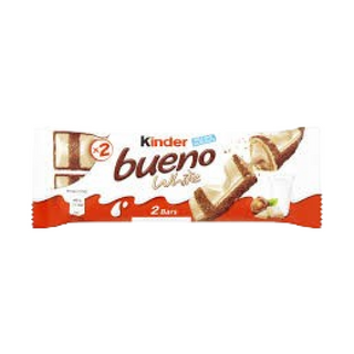Wafel bars in white chocolate "Kinder Bueno White" 39g