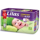 Couche Bebe Gm 3-5 Lilas Confort Max Actif