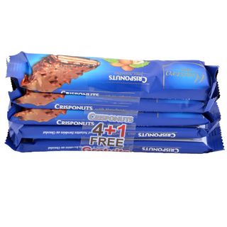 Barre Biscuite Choco Crispo 5X31G D 1Grt