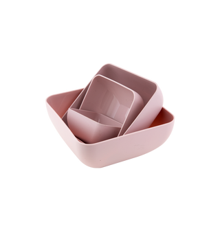 Lot: 4 Bols carrés En plastique TOUS LES JOURS 0.5L/1.2L/2.5L/3.5L  - 424