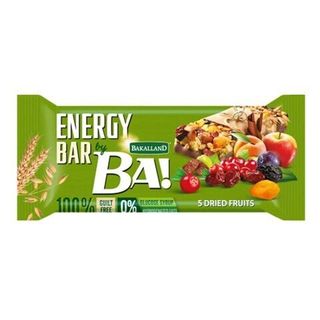 Bakalland  Ba! Energy Bar 5 Dried Fruits 40g