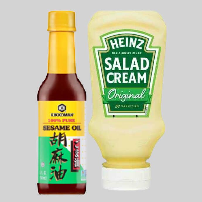Sauces, Cream And Ketchup