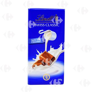 Lindt Comprimé de chocolat au lait, 100g