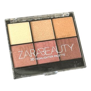 Zara Beauty - 3D Highlighter Palette - 6 teintes