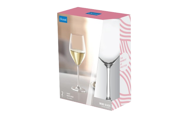 Ocean Sante White Wine 2Pcs 12'Oz