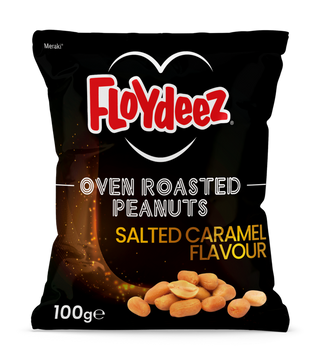 FLOYDEEZ ROASTED PEANUTS SALTED CARAMEL FLAVOUR (100g)