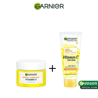 Garnier Skin Active Sérum Fast Bright Vitamin C 15Ml + Gel Nettoyant 100Ml