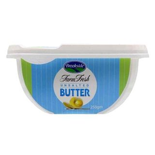 Brookside Unsalted Butter Tub 250G