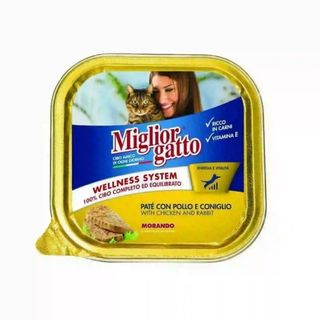 Aliment Poulet Lapin Migliorgatto 100Gr