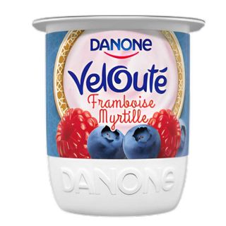 Yaourt Danone Velouté Framboise Myrtille 110g