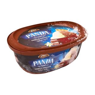 Crème Glacée Vanille Chocolat Panda 1L