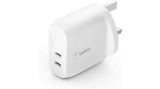 Belkin Dual 20W USB-C Wall Charger, White