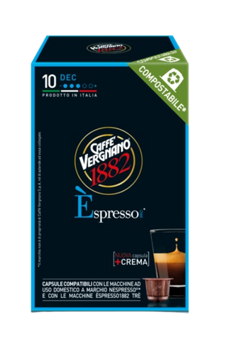 Caffe Vergnano Arabica Decaf Capsules Espresso (10 x 5g)