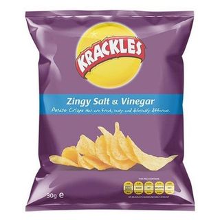 Krackles Zingy Salt Vinegar 125G
