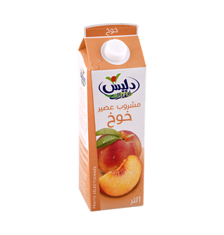 Boisson au jus peche DELICE 1L - 124