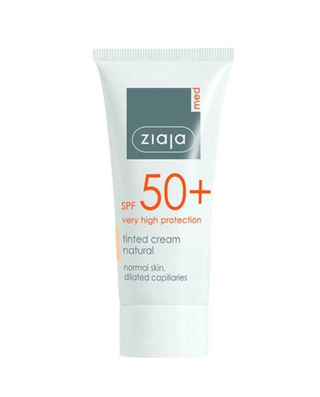 ZIAJA MED CREME SOLAIRE TEINTE NATURELLE SPF50+ 50ML REFERENCE 15160