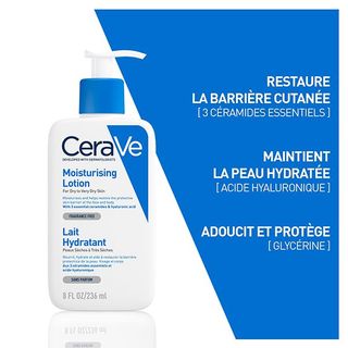 CERAVE LAIT HYDRATANT PEAUX SECHES A TRES SECHES 236ML